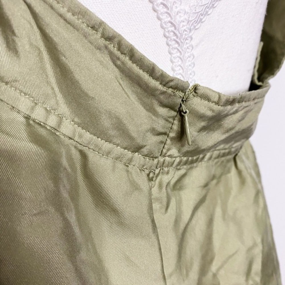 Banana Republic light green silk tunic tank top - Picture 4 of 11